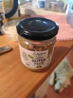 Grüne Oliven Paste