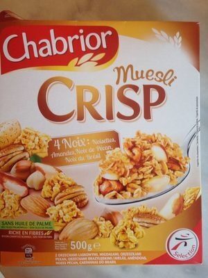 Muesli crisp - Chabrior - 500gr