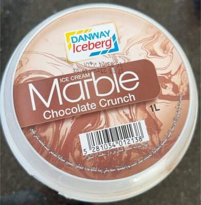Ice cream marble chocolate crunch