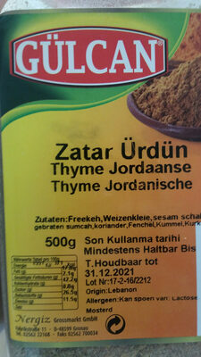 Zatar front packaging