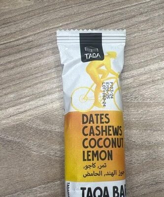 Dates Cashews Coconut Lemon front packaging
