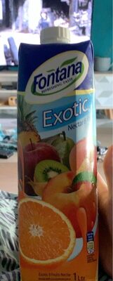 Fontana exotic nectar front packaging