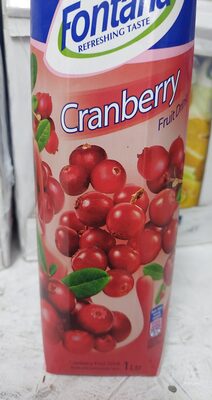 Fontana cranberry juice