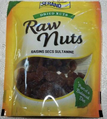 Serano Raisins imp veg section