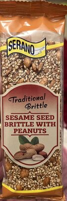 Traditional Brittle With Peanuts & Sesame Seeds 60g