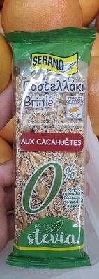 Serano Brittles With Peanuts No Sugar Stevia 60g