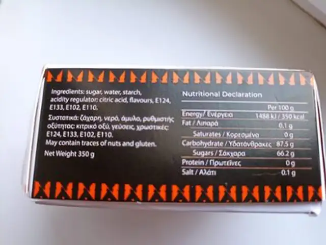 lucoumi ingredients label