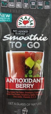 Smoothie to go front packaging