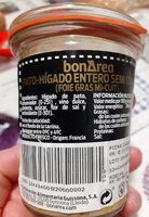 Pato-Higado entero semi cocido