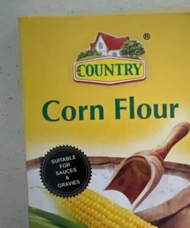 Corn flour maizena front packaging