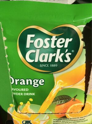 Orange flavoured powder drink