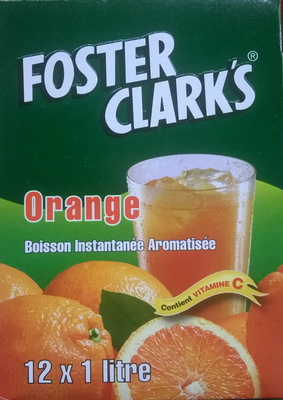 Boisson Instantanée Aromatisée Orange front packaging