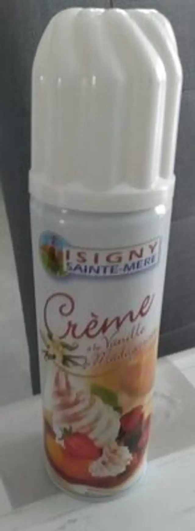 Crème chantilly à la vanille de Madagascar front packaging