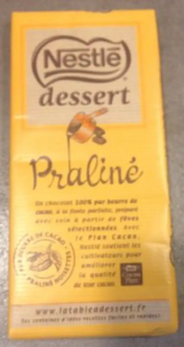 Praline front packaging