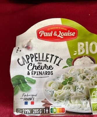 Cappelletti Chèvre & Épinards