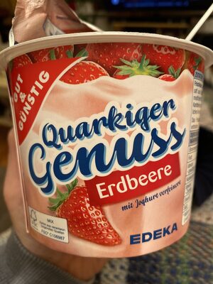 Quarkiger Genuss Erdbeere
