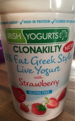 2% Fat Greek Style Live Yogurt with Strawberries