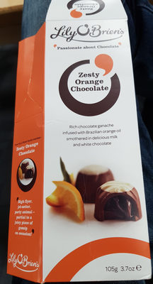 Lily O'Brien's Zesty Orange Chocolate 105g