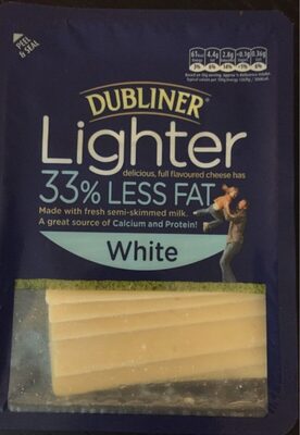 Lighter 33% Less Fat White Cheese