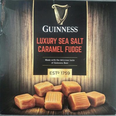 Guinness Luxury Sea Salt Caramel Fudge Box 170G