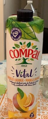 Jus mangue orange front packaging