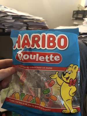 Haribo Roulette Fruit 20X250 GR