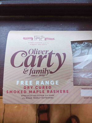 Dry cured Smoked Maple Rashers