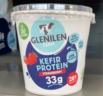 Kefir Protein strawberry front packaging