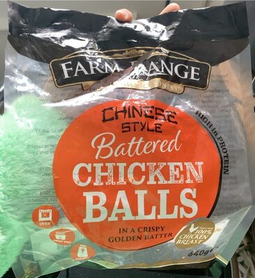 Battered chicken balls