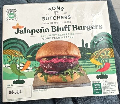 Jalapeño Bluff Burgers