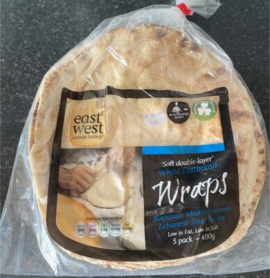 White Flatbread Wraps