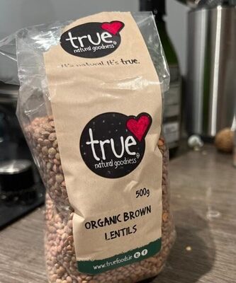 Organic brown lentils