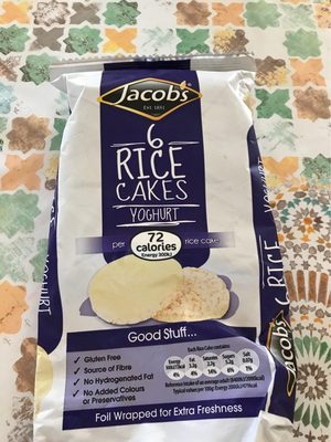 Jacobs EST. 1851 RICE CAKES -YOGHURT FLAVOURED 137