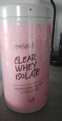 Clear whey isolate