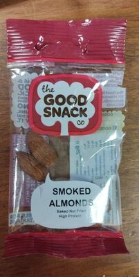 Smoked almonds front packaging