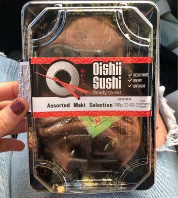 Assorted maki selection