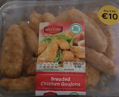 Breaded Chicken Goujons