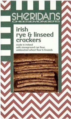 Irish Rye & Linseed Crackers front packaging