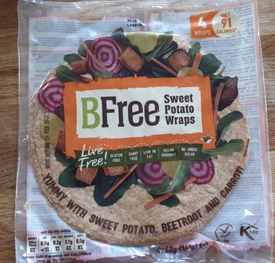 Bfree sweet potato wraps