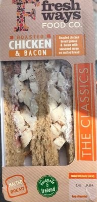 Roasted Chicken & Bacon front packaging