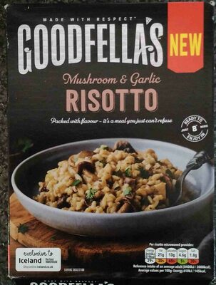 Mushroom and garlic risotto