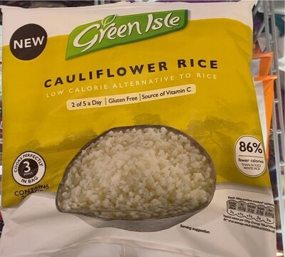 Cauliflower rice front packaging