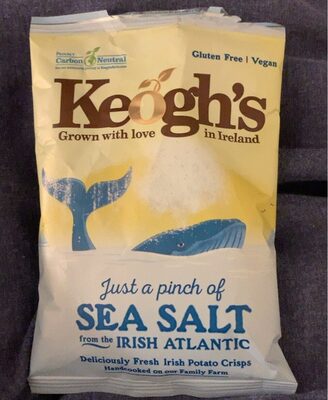 Sea Salt Crisps front packaging