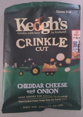 Crinkle cut: chedar cheese and onion