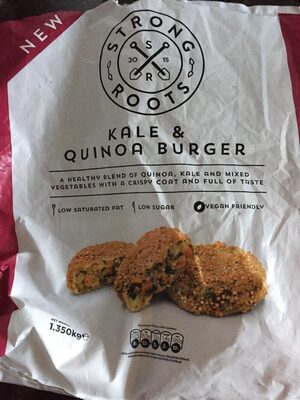 Kale & quinoa burger