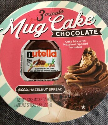 Mug cake front packaging