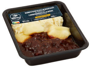 Rundstoofvlees Met Bier, Puree & Appels