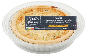 CAR Quiche brocoli saumon fumé
