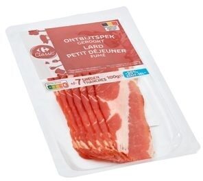 Carrefour Classic' Lard Petit Déjeuner Fumé front packaging