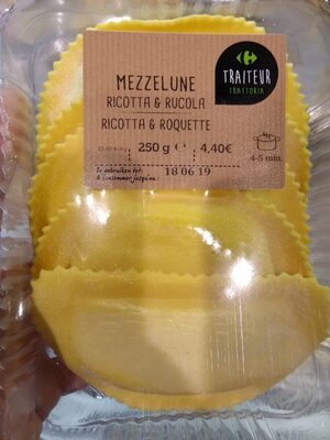 Mezzelune ricotta & rucola